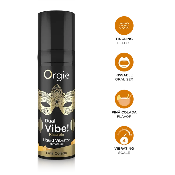 Dual Vibe! - Gel Excitant Vibrant Comestible, 3 Saveurs - Orgie – Image 4