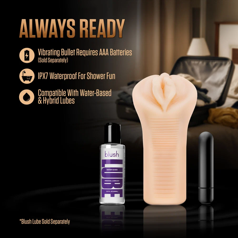 Emma - Masturbateur Vibrant Enlust by Blush - Auto-Lubrifiant avec Bullet Vibrant – Image 4