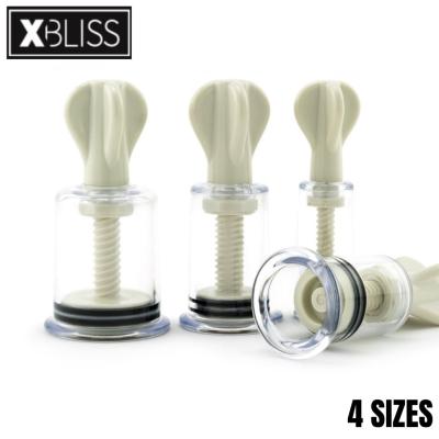 Ventouses à mamelons Twist Up Xbliss ensemble de trois tailles