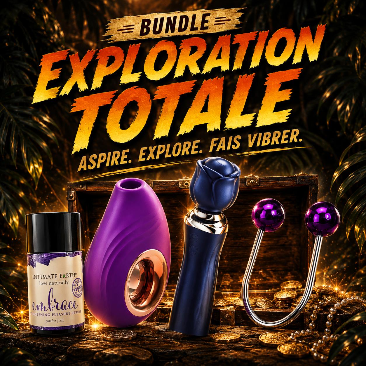 Bundle Exploration Totale - 3 Jouets + Sérum Intimate Earth en PRIME