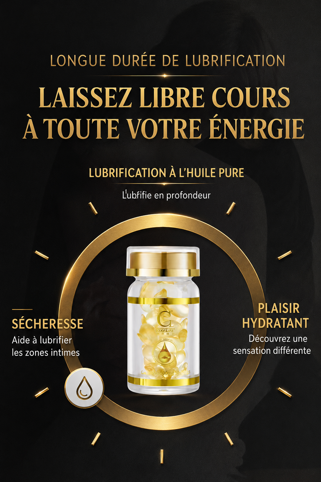 Capsules Lubrifiantes Pure Oil – Bouteille de 3 Capsules – Cokelife – Image 2