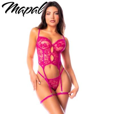Ensemble Deux Pièces en Dentelle Mystic Flora – MA80009 - Mapalé