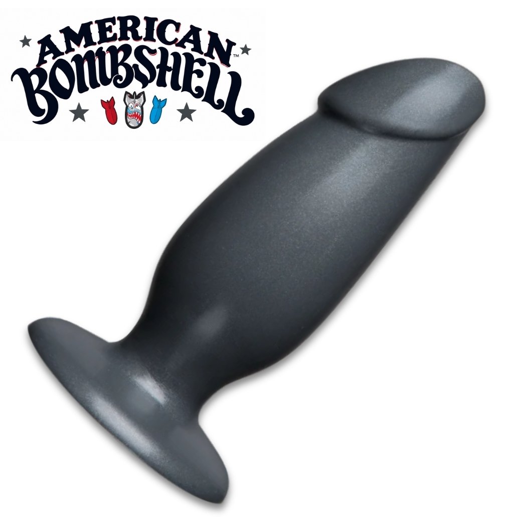 Gode épais Fat Man d'American Bombshell, base large