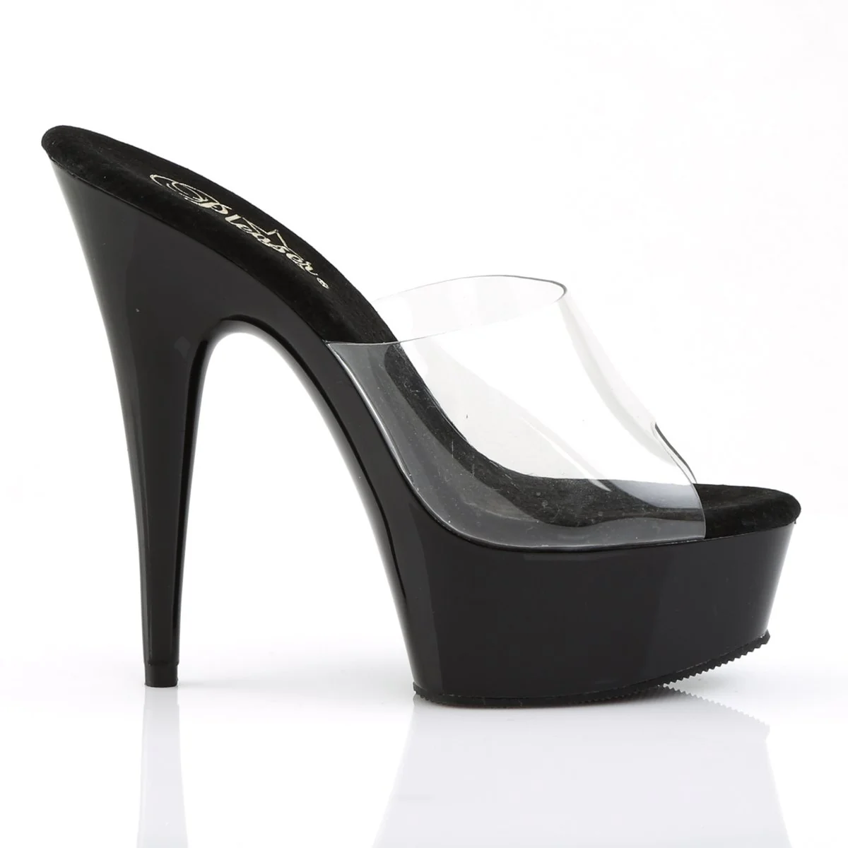 Sandales Plateforme Noires - Delight-601 – Pleaser – Image 6