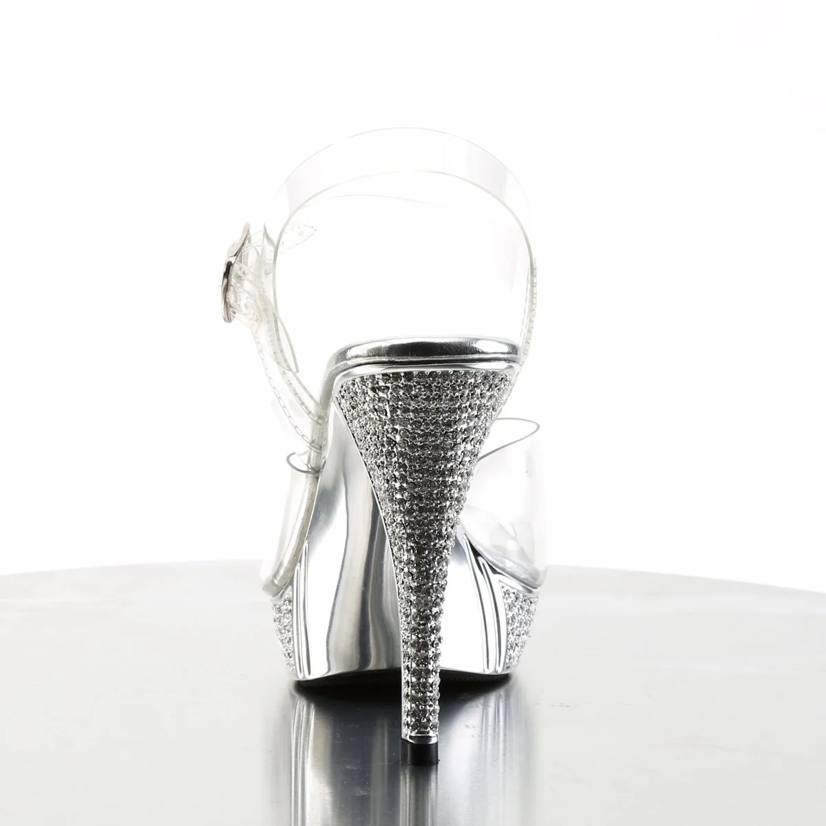 Sandales Transparentes à Cristaux Élégant-408 – Fabulicious – Image 4