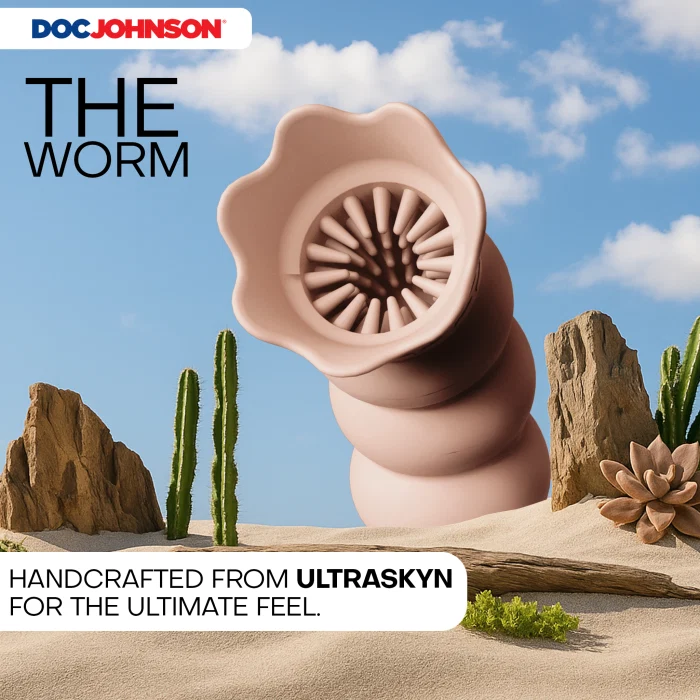 The Worm masturbateur hyper-texturé ULTRASKYN vue complète