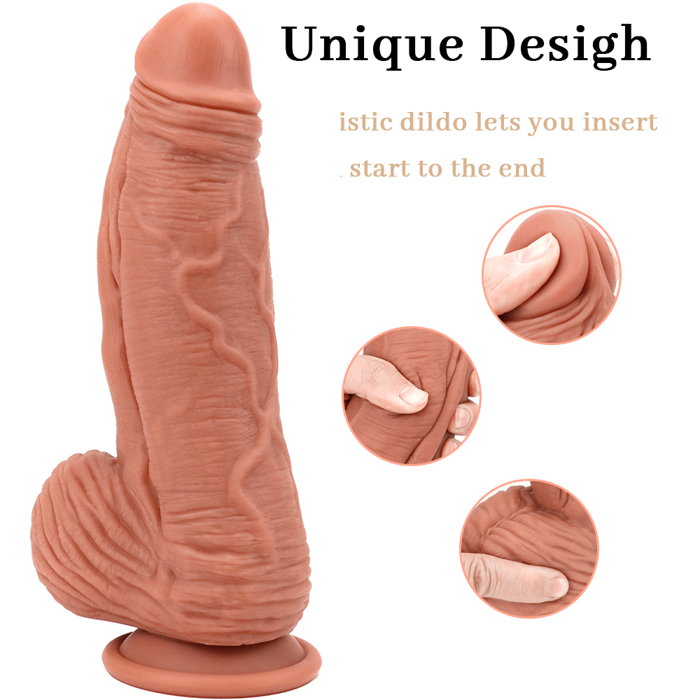 Titan Flex 9.6 - DildoLand, Gode Réaliste Souple Grand Format – Image 7