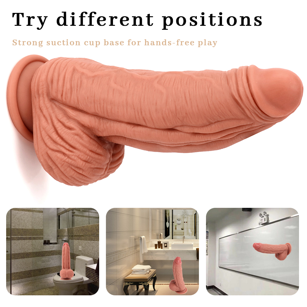 Ventouse intégrée du gode Titan Flex 9.6