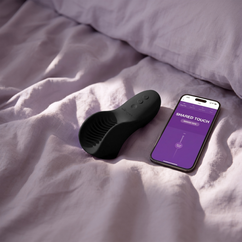 Pointe courbée du We-Vibe Shared Touch pour la stimulation du clitoris