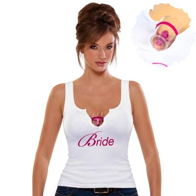 Camisole Bride avec Verre à Shot Pénis – Taille S/M