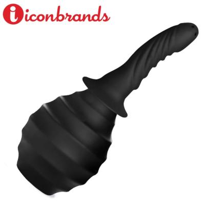 Douche anale phallique en silicone Good Clean Fun d’Icon Brands, vue d’ensemble