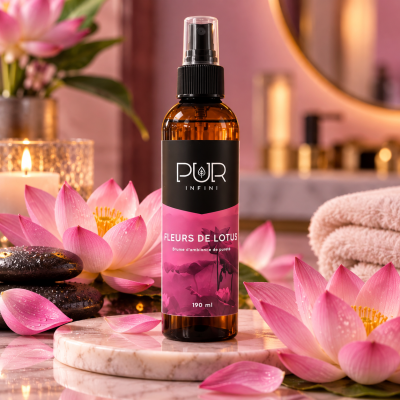 Fleurs de Lotus – Brume d’Ambiance Florale 190 ml – PUR INFINI