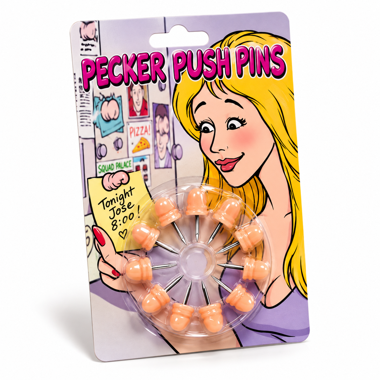 Punaises en Forme de Pénis – Pecker Push Pins – Ensemble de 10