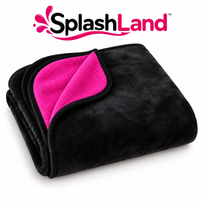 Détail de la couverture SplashLand avec coin replié montrant les deux faces
