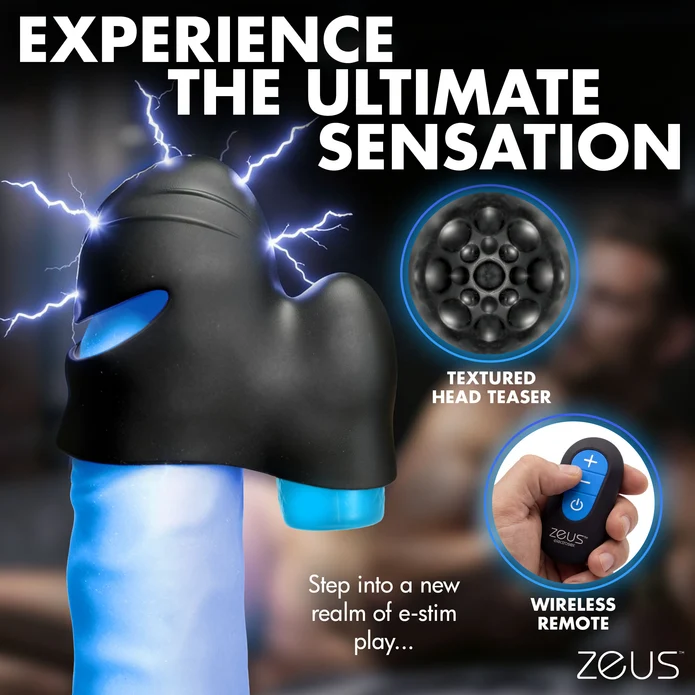 Capuchon stimulateur de gland à picots intérieurs du kit Zeus