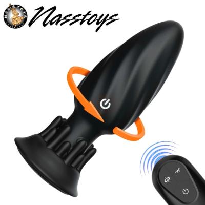 Plug anal rotatif et vibrant Butts Up de Nasstoys avec télécommande