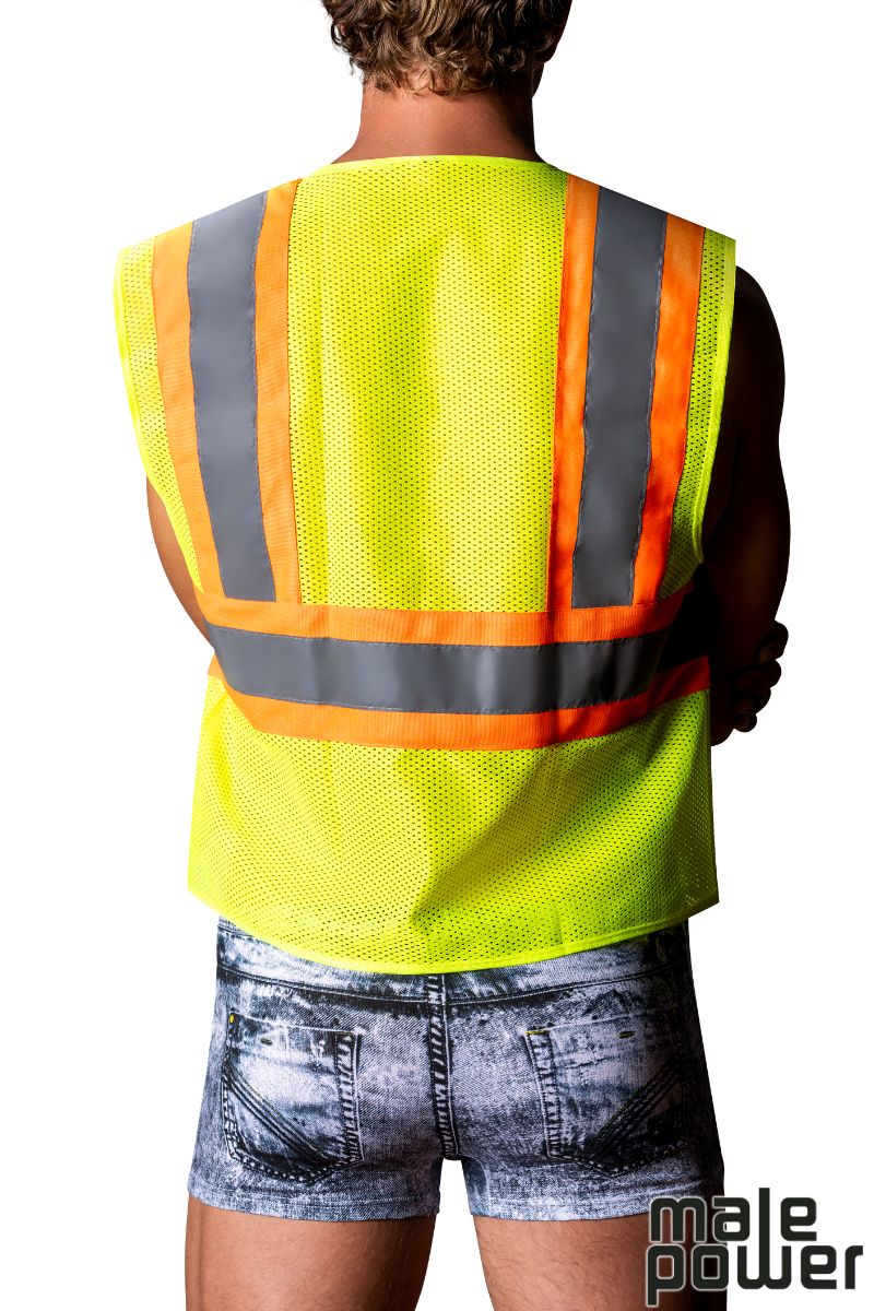 Costume d'Ouvrier Sexy avec Gilet et Mini-Short Workin' Man – MPC-010 - Male Power – Image 3