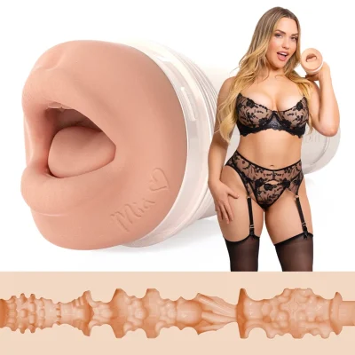 Fleshlight Girls Mia Malkova Headshot Mouth, masturbateur officiel avec boîtier