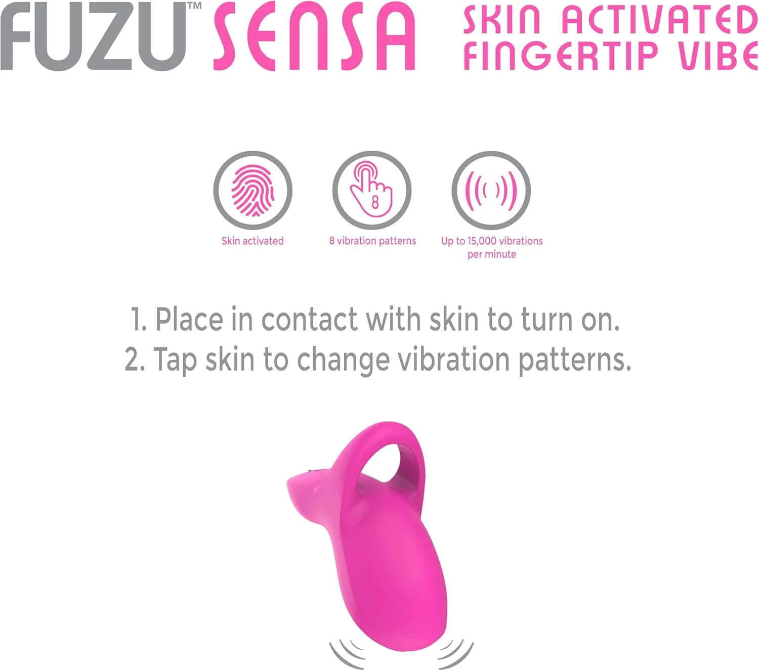 Fuzu Sensa – Massageur de Doigt Activé par la Peau – Deeva – Image 3