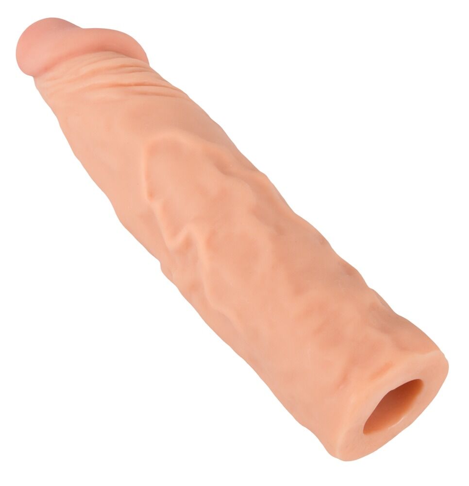 Détail du gland et des veines de la gaine d’extension Nature Skin