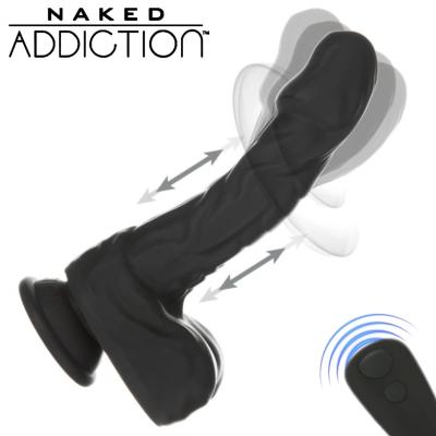 Télécommande sans fil du gode rotatif et vibrant Naked Addiction