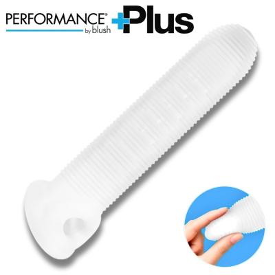 Gaine de pénis en silicone Stoic de Blush, format Large, transparente
